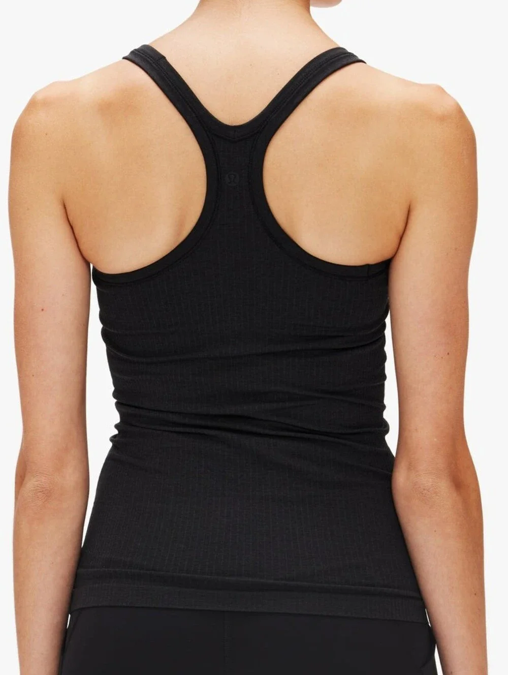 Lululemon Athletica Black Ribbed Tank Top Size 6